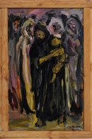 Öl auf Holz 100 x 61 cm 1985 