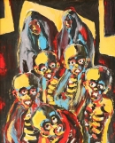 Öl auf Leinwand 116 x 89 cm 1976 