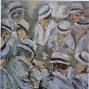 Oil on canvas122 x 122 cm1987 