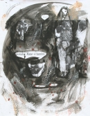 Öl auf Papier 91 x 71 cm 1979-1999